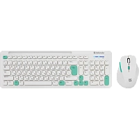 Клавиатура + мышь Defender Cerrato C-978 White/Blue