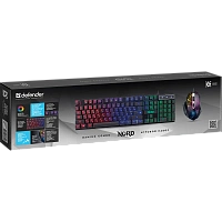 Клавиатура + мышь Defender Nord Black