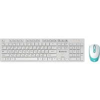 Клавиатура + мышь Defender Auckland C-987 White