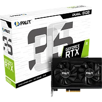Видеокарта NVIDIA GeForce RTX 3050 Palit Dual 8Gb (NE63050018P1-1070D V1)