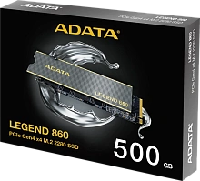 Накопитель SSD 500Gb ADATA Legend 860 (SLEG-860-500GCS)