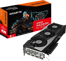 Видеокарта AMD Radeon RX 7600 Gigabyte 8Gb (GV-R76GAMING OC-8GD)
