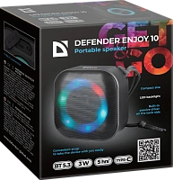 Портативная акустика Defender Enjoy 10 Black