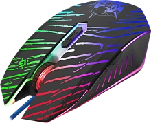 Мышка DARK AGENT GM-590L RGB/BLACK 52590 DEFENDER