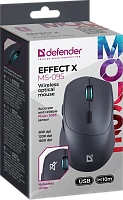 Мышь Defender Effect X MS-095 Black (52095)
