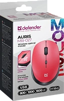 Мышь Defender Auris MB-027 Red (52026)