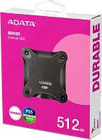 Внешний накопитель SSD 512Gb ADATA SD620 Black (SD620-512GCBK)