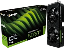 Видеокарта NVIDIA GeForce RTX 5060 Ti Palit Dual OC 8Gb (NE7506TT19P1-GB2062D)