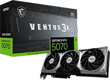Видеокарта NVIDIA GeForce RTX 5070 MSI OC 12Gb (RTX 5070 12G VENTUS 3X OC)