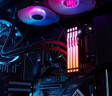 Оперативная память 16Gb DDR5 5200MHz Kingston Fury Beast RGB (KF552C40BBA-16)
