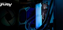 Оперативная память 64Gb DDR4 3200MHz Kingston Fury Beast RGB (KF432C16BB2AK2/64) (2x32Gb KIT)