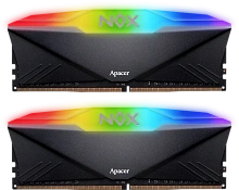 Оперативная память 32Gb DDR4 3200MHz Apacer NOX RGB Black (AH4U32G32C28YNBAA-2) (2x16Gb KIT)