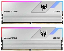 Оперативная память 32Gb DDR5 6000MHz Acer Predator Vesta II RGB Silver (BL.9BWWR.653) (2x16Gb KIT)