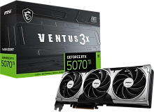 Видеокарта NVIDIA GeForce RTX 5070 Ti MSI OC 16Gb (RTX 5070 Ti 16G VENTUS 3X OC)