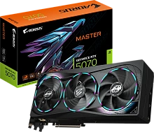 Видеокарта NVIDIA GeForce RTX 5070 Gigabyte AORUS MASTER OC 12Gb (GV-N5070AORUS M-12GD)