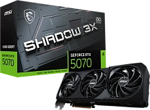 Видеокарта NVIDIA GeForce RTX 5070 MSI OC 12Gb (RTX 5070 12G SHADOW 3X OC)