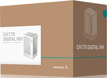 Корпус DeepCool CH170 DIGITAL White