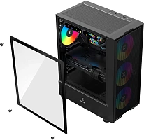 Корпус XASTRA A301 4FRGB Black