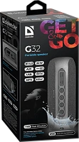 Портативная акустика Defender G32 Black