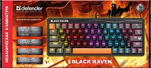 Клавиатура Defender Black Raven GK-417 (45414)