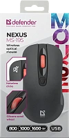 Мышь Defender MS-195 Black (52195)