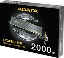 Накопитель SSD 2Tb ADATA Legend 860 (SLEG-860-2000GCS)