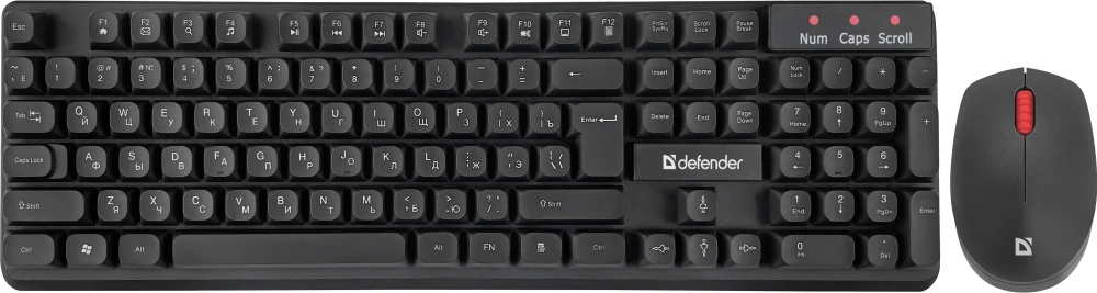 Клавиатура + мышь Defender Milan C-992 Black
